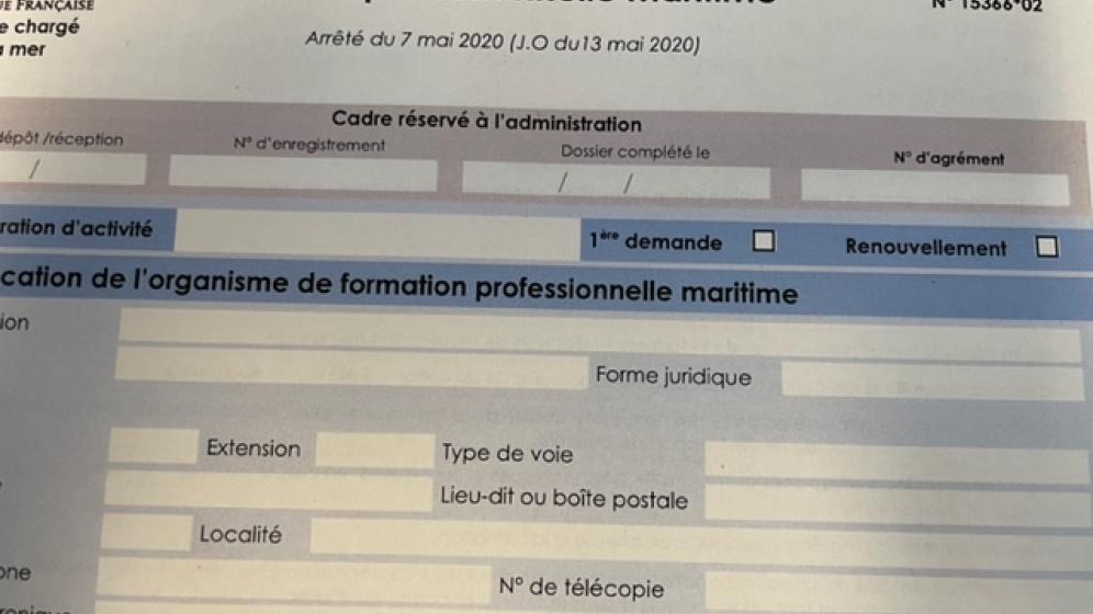 L’agrément | Ministère de la Mer - Formations et Métiers de la Mer